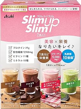 Amazon.co.jp: スリムアップスリム シェイク 7食 アサヒグループ食品